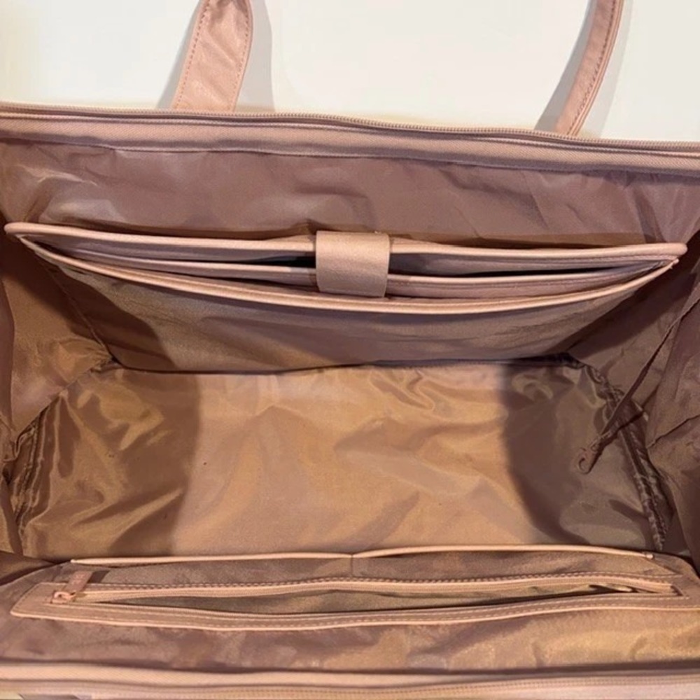 BEIS The Mini Weekender Atlas Pink + extras-makeup, toiletry, laptop 4 piece - Picture 3 of 16